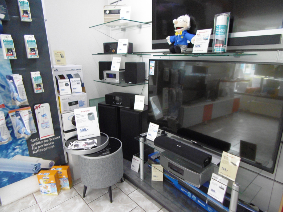 Bereich Unterhaltungselektronik